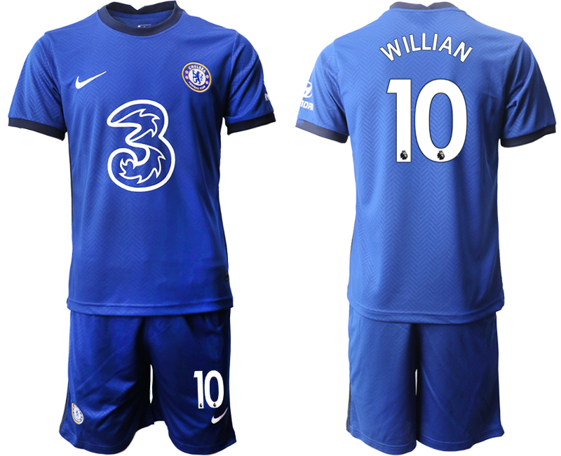 Men 2020-2021 club Chelsea home #10 blue Soccer Jerseys